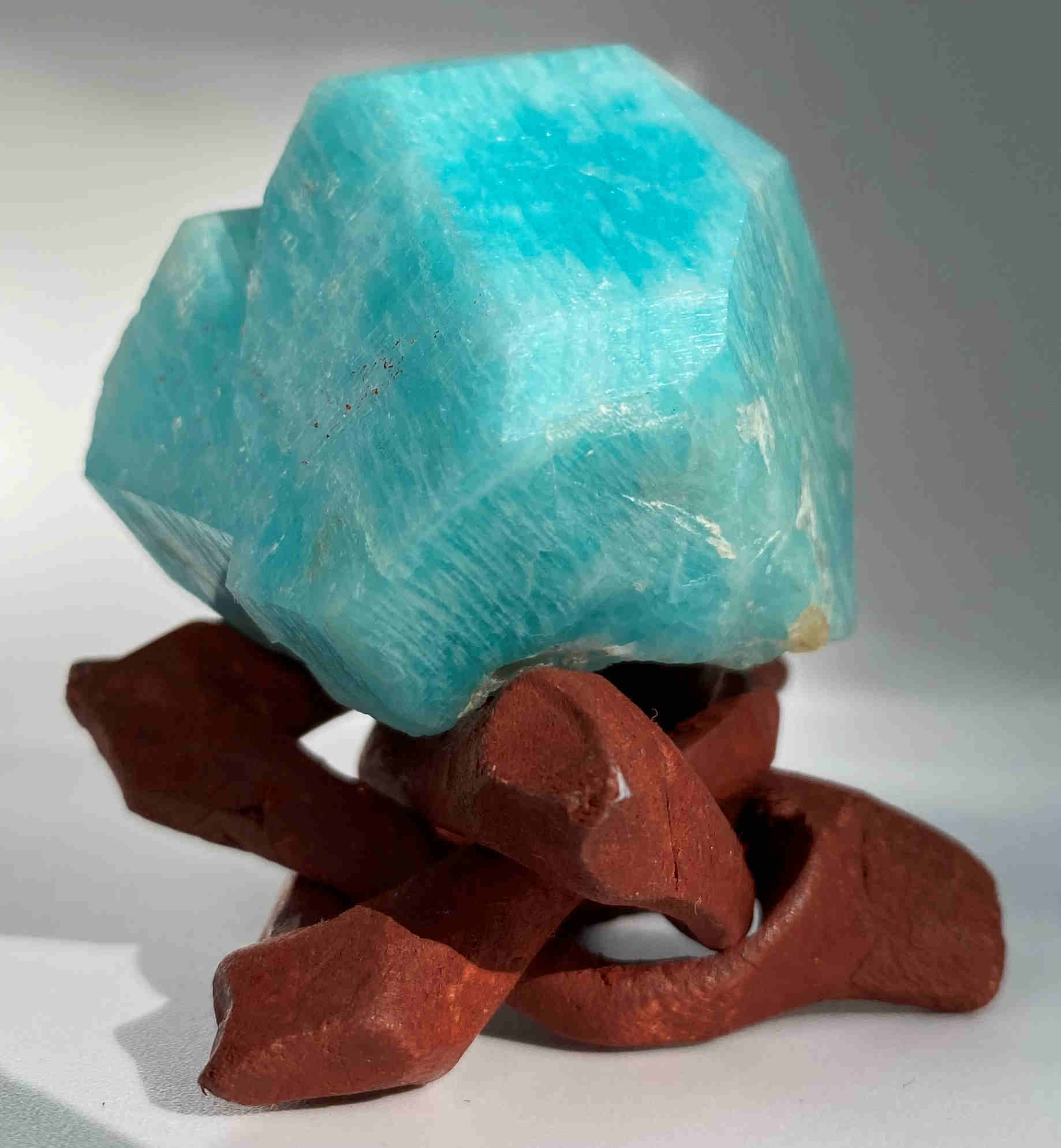 The uplifting strengthening feel good stone, Amazonite!